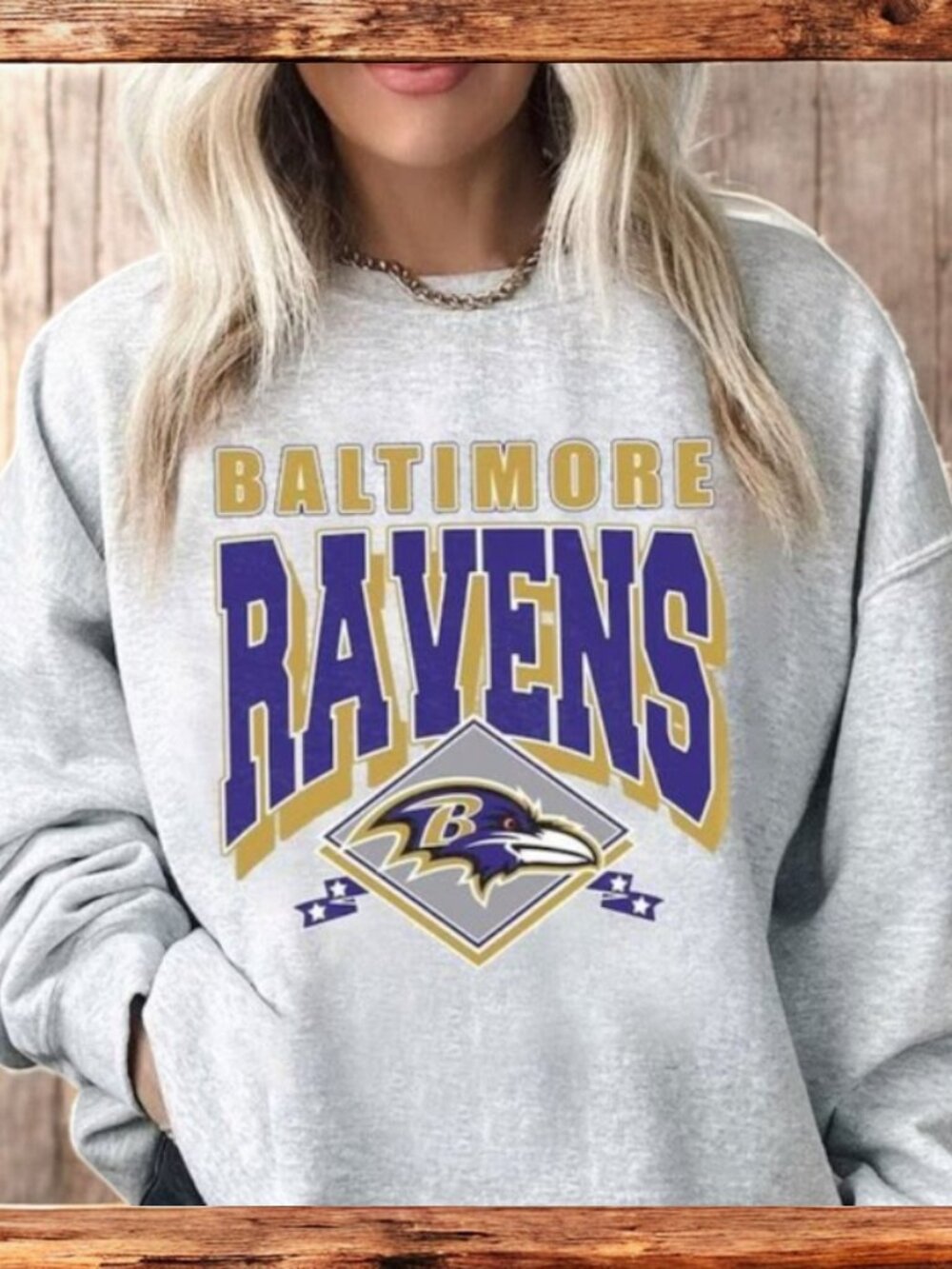 Vintage Baltimore Ravens Football Sweatshirt, Vintage Style Ravens Football